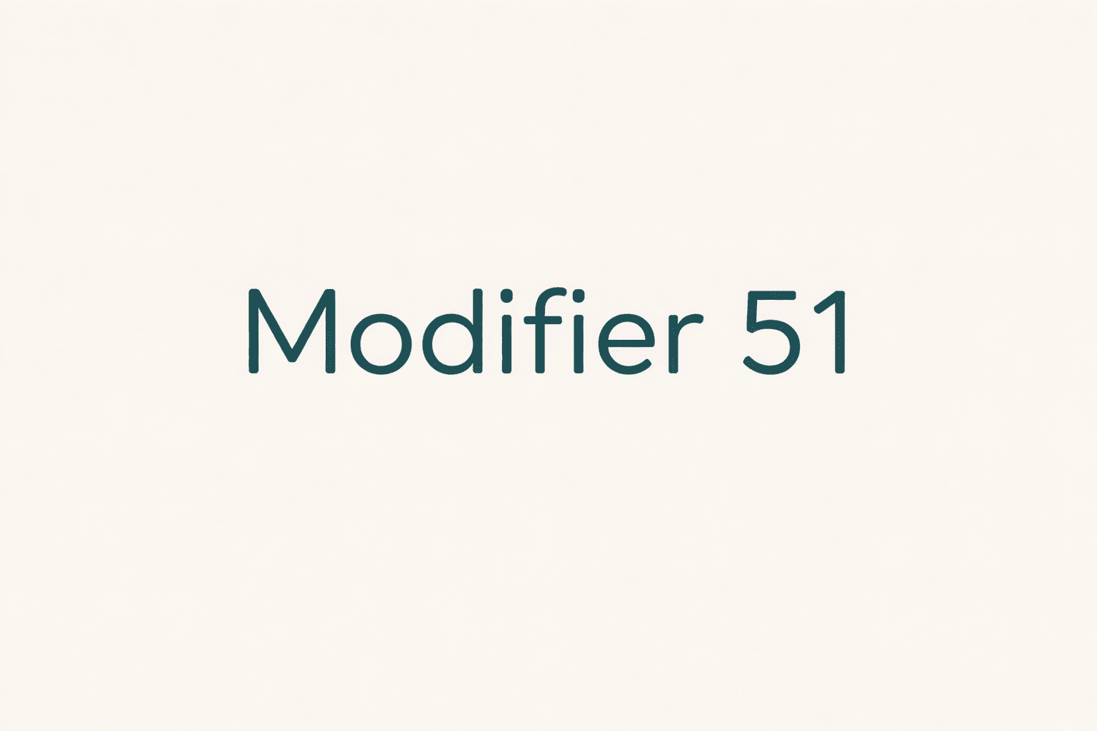 CPT Modifier 51: Your Secret Weapon in The Medical Billing Maze
