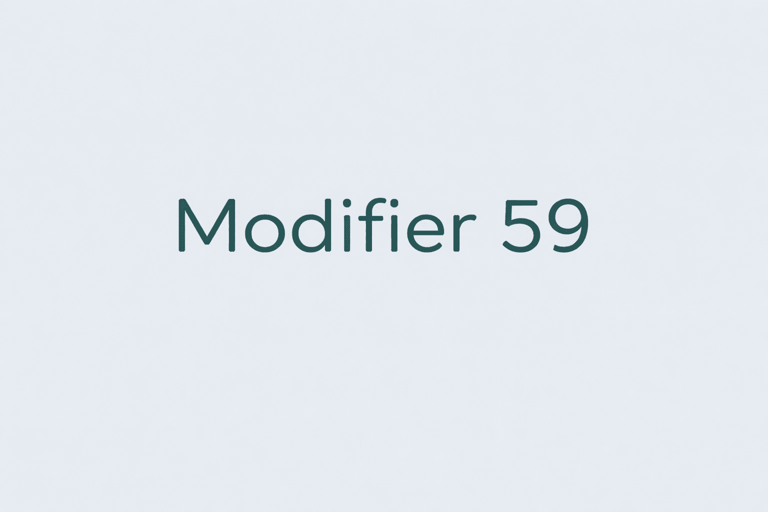 Modifier 59: Superpower That Can Save or Sink The Revenue